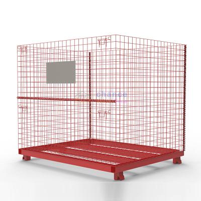 China Goods storage Lockheer mesh roll container for transportation and storage of raw materials, semi-finished and finished products for sale