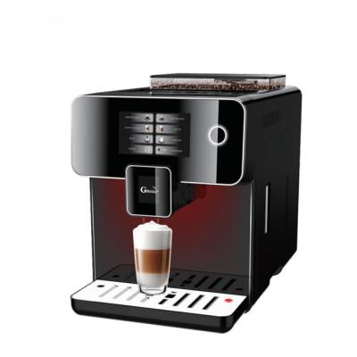 China Commercial coffee machine bean to cup coffee maker commercial espresso machine with coffee grinder for sale