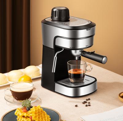 China Semi-automatic hotel coffee machine espresso household coffee maker extraction steam to make to milk foam for sale