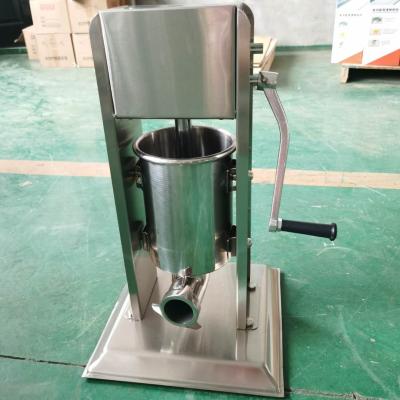 China Restaurant 3/5/7/10/15L Small Sausage Filling Machine Stainless Steel Household Sausage Filling Machine Manual for sale