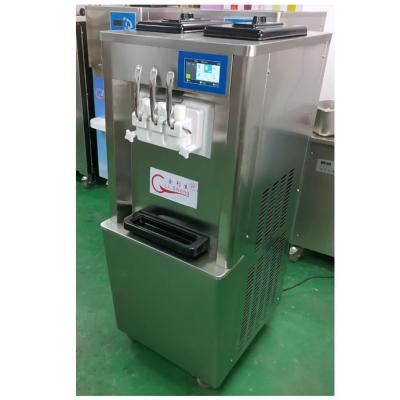 China Snack Factory Soft Ice Cream Machine Commercial Soft Serve Ice Cream Machine With Touch Screen Control Panel for sale