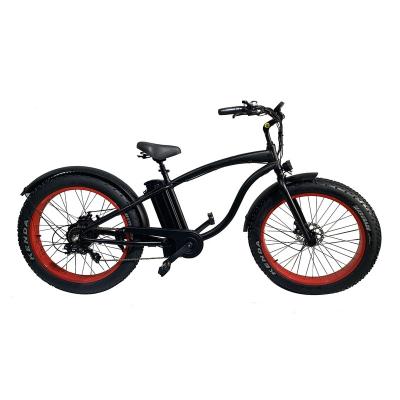 China Aluminum Alloy Electric Fat Tire Beach Cruiser Snow Bike Mountain Bike Beach Cruiser For Adult for sale