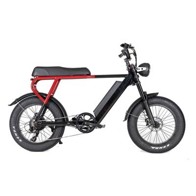 China 2022 Fat Retro Aluminum Alloy 20inch Tire Lithium Battery Electric Bike Electric Bike for sale