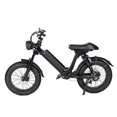 China Vintage Beach Cruiser Electric Bicycle Fat Tire Aluminum Alloy 48v 500w 750w Lithium Ion Battery Fat Tire Electric Bike for sale