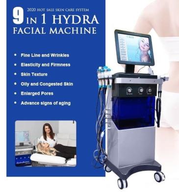 China Sincoheren hydrafacial microdermabrasion diamond machine 9 in one for sale