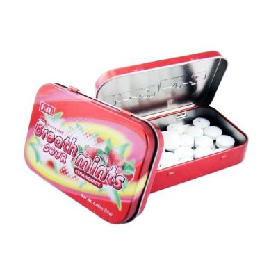 China Business Meeting Gift Sugar Free Mint Tins OEM Hard Tablet Candy for sale