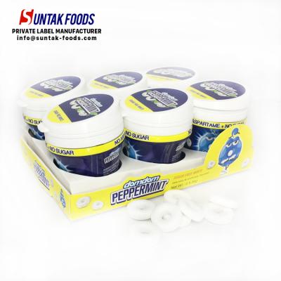 China Best Sugar Free Fresh Mints Brand Xylitol Sugar Confectionery in Plastic Bottle for sale