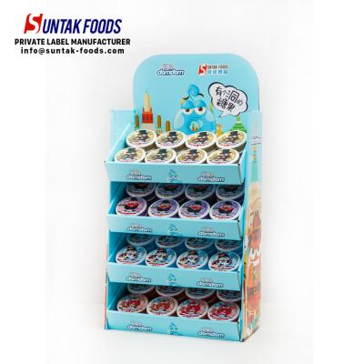 China Sugar Free 4 Layers Hanging Show Cardboard Shelf Display For Candy for sale