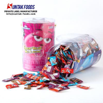 China Dextrose or Sugar Free Candy Big Bucket Sugar Free Mix Fruity Candy for sale