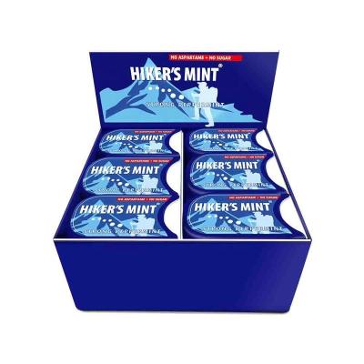 China Fresh Sugar Free Candy Sugar Free Puff Hard Candy Mints In PP Dispenser for sale