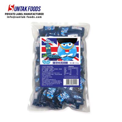 China Domdom Brand Family Whole Sugar Free Individual Package Bag Mint Candy for sale