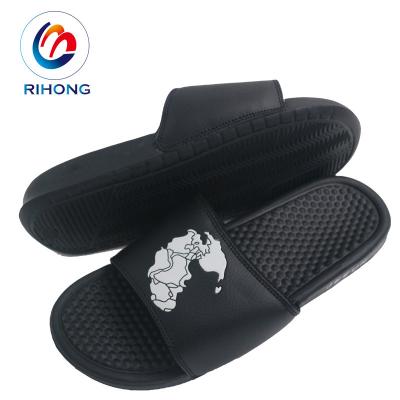 China CUSHIONING 2022 Low Cost Men Slipper Sandal Shoes Design Slippers Eva Spa Logo Sport Slide Home Wholesale Custom Printed Sandals for sale