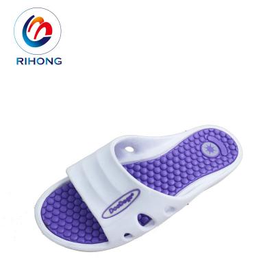 China 2021 custom purple eco eva rubber cheap wholesale CUSHIONING comfortable custom made for women female house slipper for sale