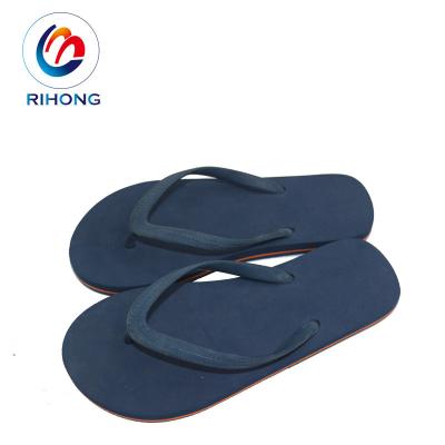 China CUSHIONING New Arrival Eva Beach Rubber White Die Cut Sandal OEM Custom Logo Sublimation Flip Flop for sale