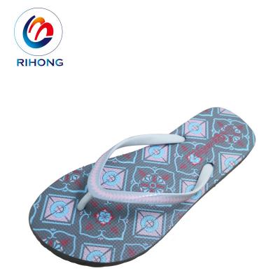 China CUSHIONING new latest flip flops cheap brand women sandal prices 2021 custom rubber beach style logo flip flops for sale