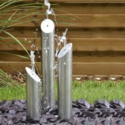 China Modern Outdoor Stainless Steel Water Fountain Pond Water Fall For Garden for sale