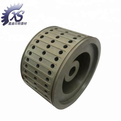 China Factory Vacuum Wheel for Stahl Folding Machine 233-002-0100 Vacuum Wheel with Wide Aluminum and Urethane Coated for sale