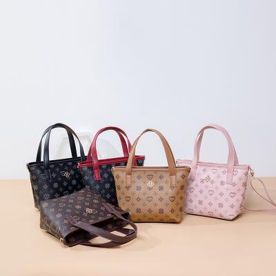 China Large Capacity Portable Women's Handbags Women's Bag 2021 Fashion Bucket Shoulder Bag Classic Flower Bucket Bag for sale