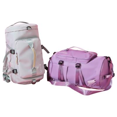 China Fashion Satchel Bag Women's Sports Backpack Large Capacity Multifunctional Waterproof Short Distance Shoes Portable Travel Bag for sale