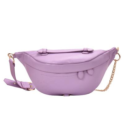 China Fashionable Women's Vintage Handbag Chest Bag Soft Waist Bag Fashion Single Shoulder Bag for sale