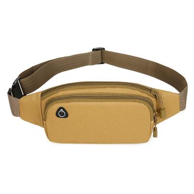 China New Light Running Canvas Bag Men's Small Women's Waist Bag Fashion Sports Cell Phone Wear-resistant Waist Purse For Woman for sale