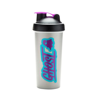 China Viable Eco Friendly Sports Leak Proof Fashionable Colorful Glitter 500ml bpa protein sublimation shaker bottle for sale