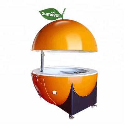 China light weight and corrosion resistance fiberglass juice bar kiosk/food cart/cafe kiosk design for sale orange kiosk for sale