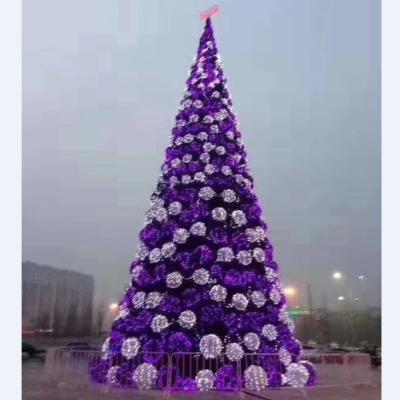 China Steel / Aluminum Frame Giant Outdoor Street Led Decoration Metal Wire Frame Spiral Lighted Christmas Tree for sale