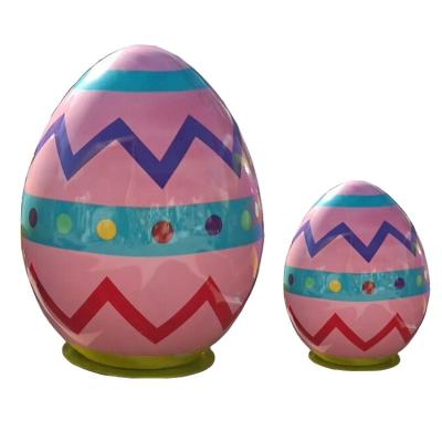 China Large modern and durable fiberglass egg for Easter decorations for sale