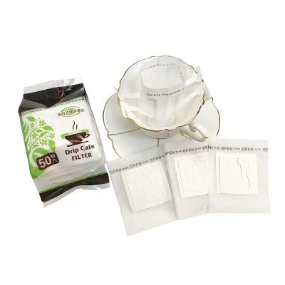 China Food Grade China Suppliers Wholesale Disposable Ear Drip Coffee Hanging Filter Bag for sale