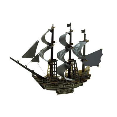 China DIY TOY Custom DIY 3D jigsaw puzzles from puzzle directly wholesale standard wooden ship model set for adults and children for sale