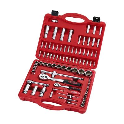 China Repair Tools 86 Pcs Combination Auto Repair Tool Bit Set Socket 370x315x75mm for sale