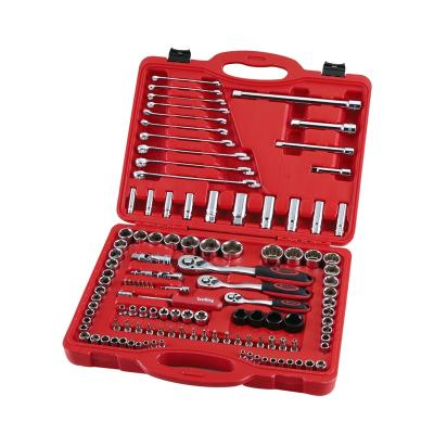 China Repair Kit 120 Piece Full Set Ratchet Wrench Set Wrench Combination Quick Repair Tool Kit for sale