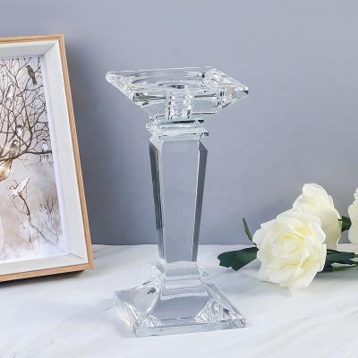 China European home candlestick new Modern simple high-grade candlestick decoration Crystal Candlestick for sale