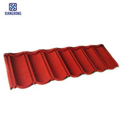 China Cheap Beautiful Roof Tiles Price Philippines Stone Coated Steel Roofing Tile for sale