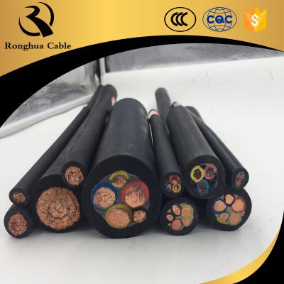 China 4/0 A.W.G. Industrial Copper Wire Neoprene Rubber Welding Cable for sale