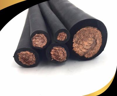 China 16mm2 25mm2 35mm2 50mm2 70mm2 95mm2 120mm2 Industrial Super Fluctuating Copper Welding Cable Price for sale