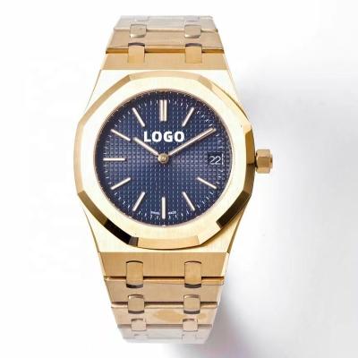 China 2022 new day/date diver luxury mechanical watch 39mm 15202 ETA 2121 movement gold brand watch full for sale