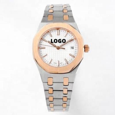 China Luxury Mechanical Diver Women's Watch 8F Factory 34mm Day/Date 77351 ETA 5800 Movement Two Tone Rose Gold Brand Ladies Watch for sale