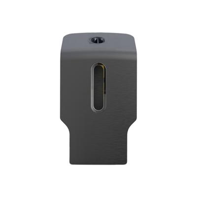 China Modern automatic touchless hand sanitizer dispenser wall mounted black 1200ml gel soap dispenser for sale