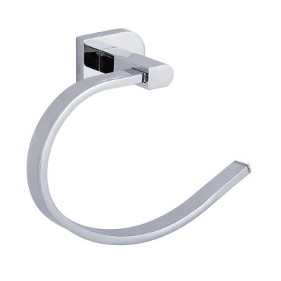 China Modern Wholesale Zinc Bathroom Accessories Unique Towel Ring for sale