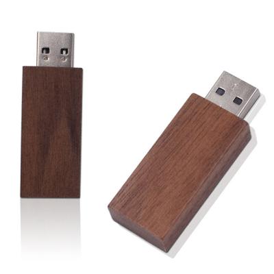 China High Quality Wooden Wooden USB Drive Key Memory USB Flash Factory With Custom Laser Or Print Logo Flash Drive With White Enclosure for sale