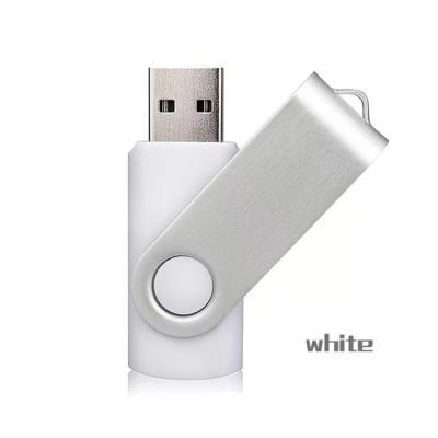 China ST001A China USB flash memory factory high quality metal pen drive usb key with custom laser or printer logo pendrive with white case for sale