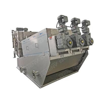 China Activated Sludge Dewatering Stainless Steel Sludge Machine Dewatering Screw Press Dewatering For Wastewater Treatment Plant for sale