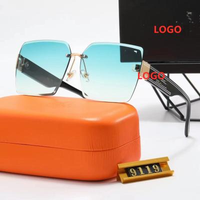 China Famous Brand Men's Luxury Sunglasses Designer Square Flat Surface Ladies Sunglasses Fashion Brand Logo Beach Sunglasses Fast Shipping for sale