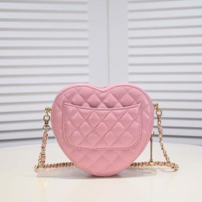 China Others Top Women's Cross - Body Bags Designer Heart Bags Famous Brands Wallets And Bags Women's 1:1 Luxury Logo for sale