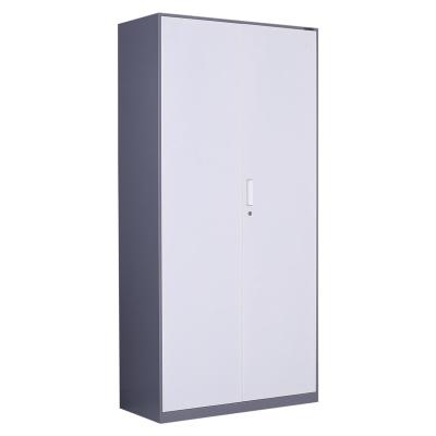 China Modern White Color Key Lock Workers Clothes 2 Doors Metallic Storage Lockers for sale