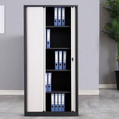 China Modern Shutter Door Plastic Roller Adjustable Shelves Steel Drum Filing Cabinet for sale