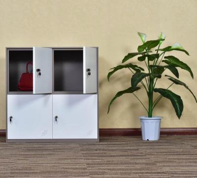 China eco-friendly simple modern folding bedroom steel wardrobe for cloth clothes bags for sale