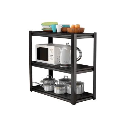 China Corrosion Protection 3 Layer Steel Standing Shelves For Kitchen for sale